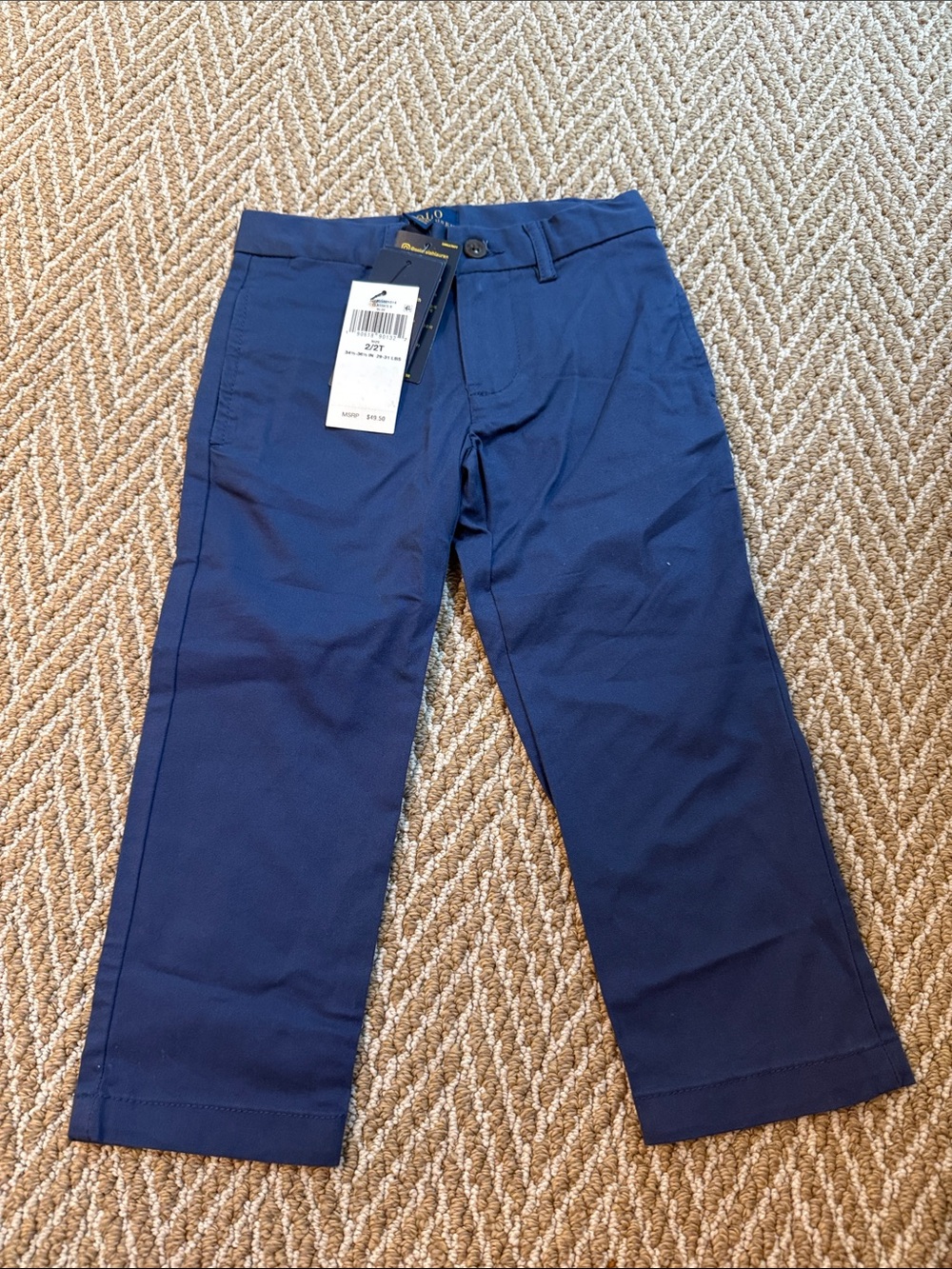 Ralph Lauren polo Navy Chino Pants - Classic Straight Fit